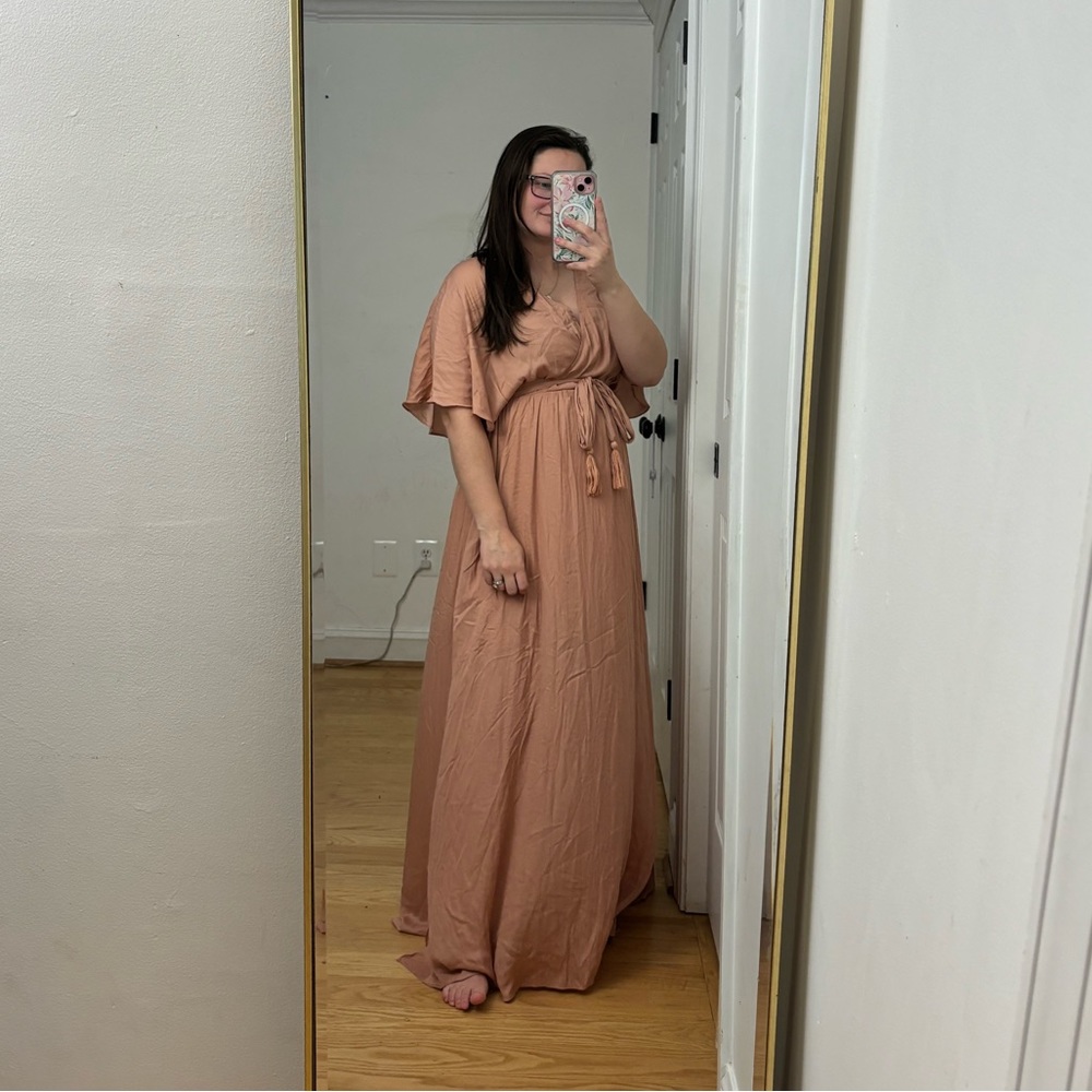 Red Dress Boutique Maxi Dress Pink Small
